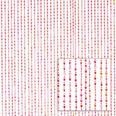 T�rvorhang HEART Pink mit 45 Str�ngen