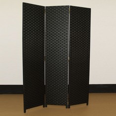 Paravent CANVAS Schwarz