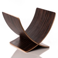 Zeitungsst�nder WING Ebony Furnier