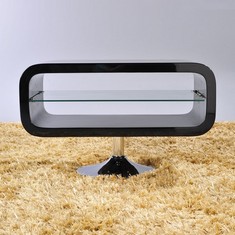 TV-Tisch COOP Schwarz Hochglanz