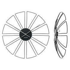Wanduhr WEB Schwarz 60cm