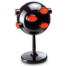 Tischlampe CAVE Schwarz-Orange