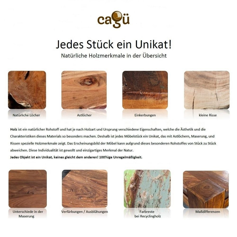 Sekretär & Schreibtisch SATNA Sheesham massiv Holz 90cm x 50cm - 10