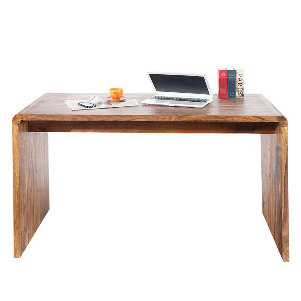 Schreibtisch DAIPUR Sheesham massiv Holz 120cm x 60cm - 6