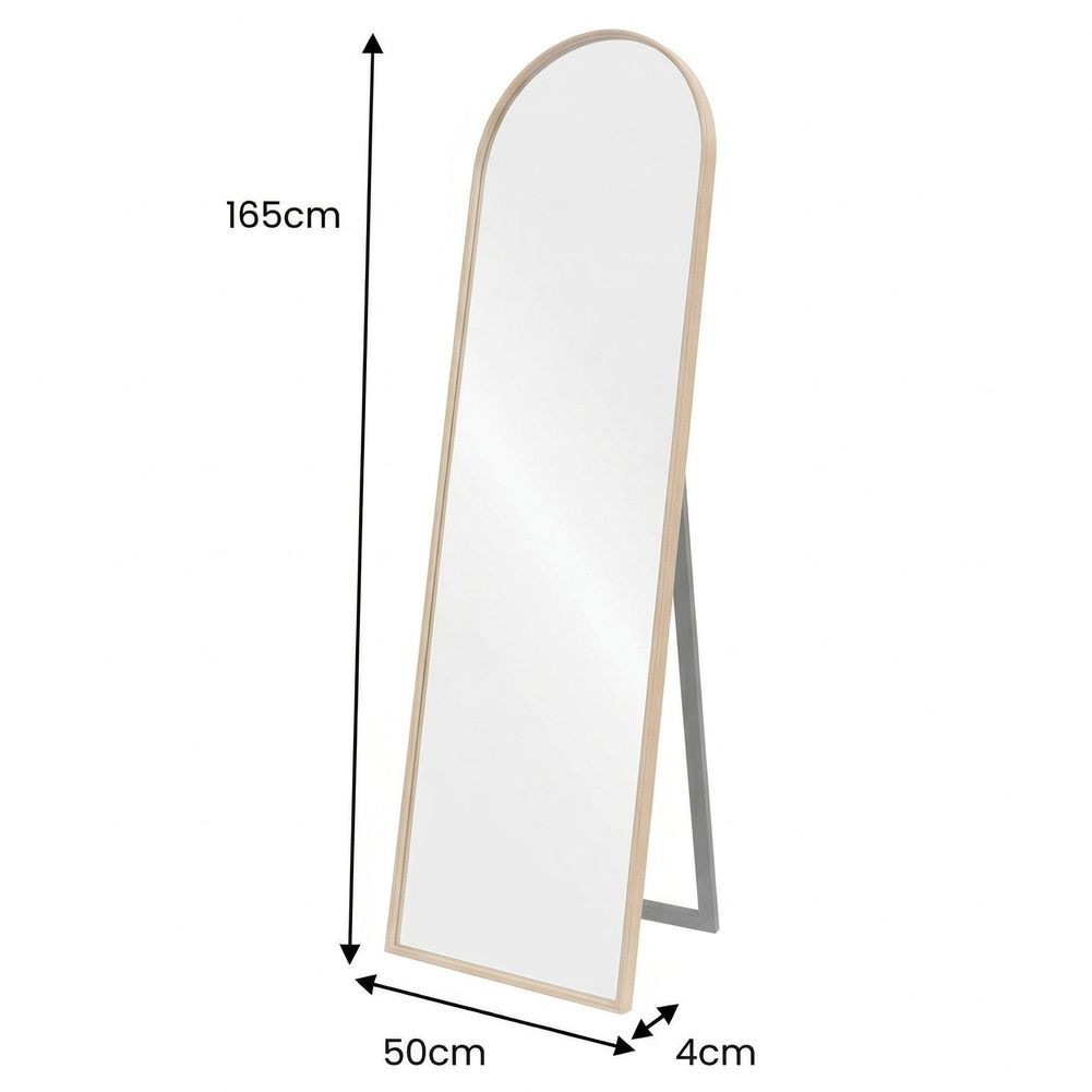 Standspiegel IMPERIA Eiche Rundbogen Fenteroptik 165cm - 8